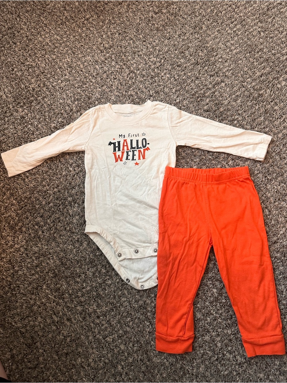 Carter's Orange Baby Pants - Picture 1 of 3